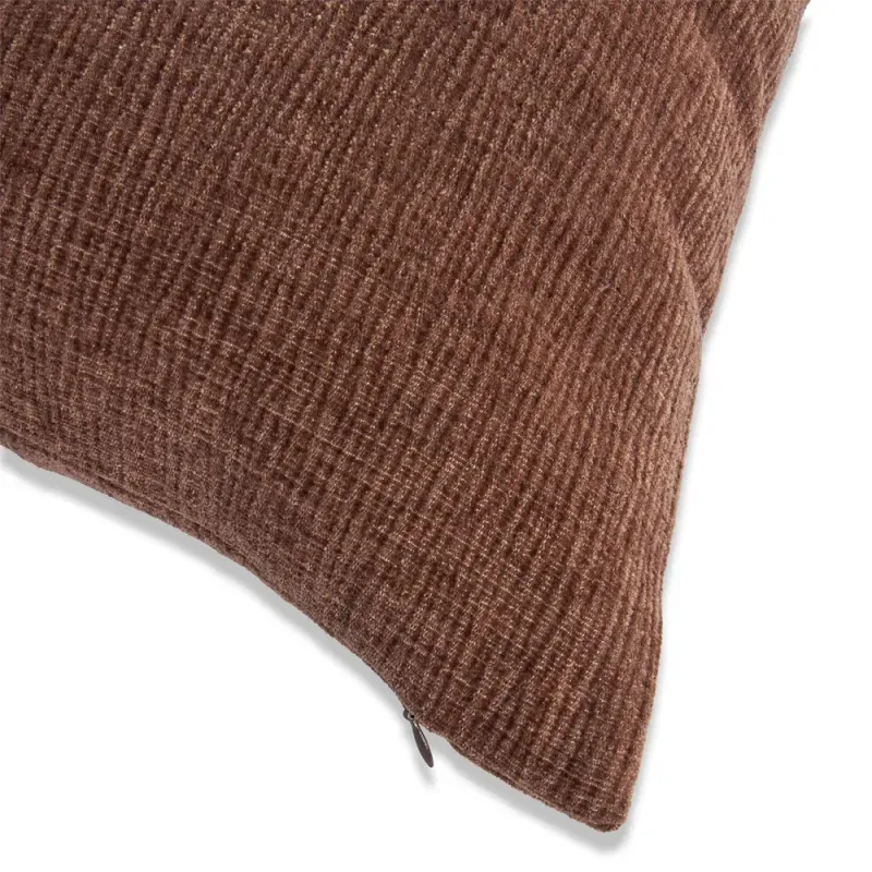 FORRO COJIN CHENILLE 45X45 ONDAS CACAO_7702997019401_1