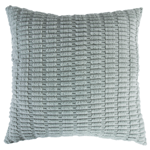 Cojín corduroy cadena verde oscuro 60 x 60 cm