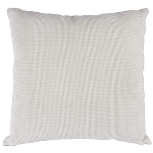 Cojín chenille textura tejido beige 60 x 60 cm
