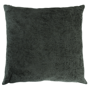 Cojín chenille textura tejido verde sage 60 x 60 cm
