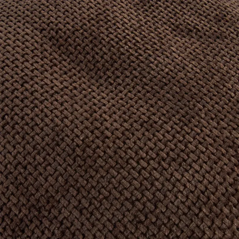 FORRO COJIN CHENILLE 45X45 TEXTURA TEJIDO CAFE_7702997576218_2