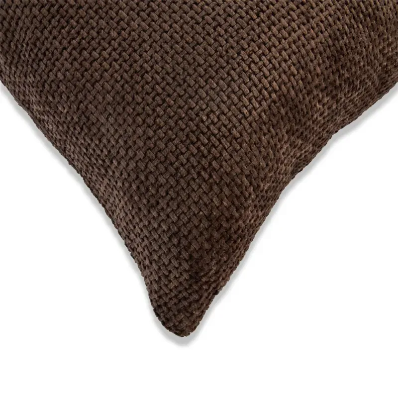FORRO COJIN CHENILLE 45X45 TEXTURA TEJIDO CAFE_7702997576218_1