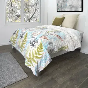 Cobija flannel estampado liana