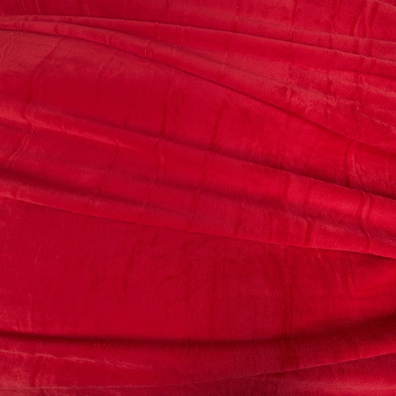 Cobija flannel rojo cereza-2
