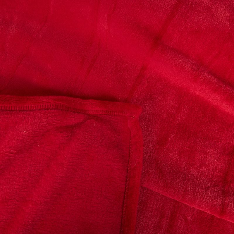 Cobija flannel rojo cereza-4