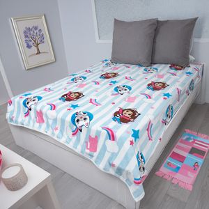 Cobija flannel estampación rotativa gabby´s